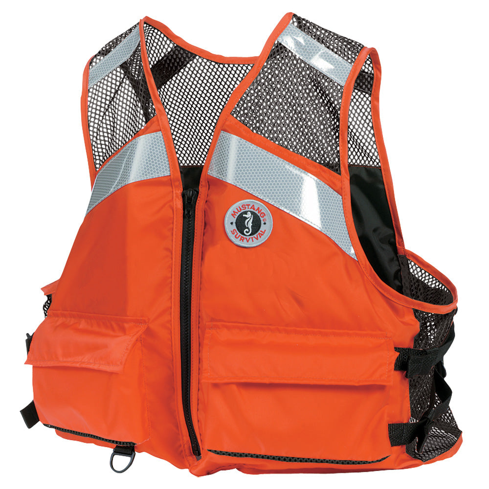 Mustang Industrial Mesh Vest Orange 4XL5XL MV1254T124XL5XL216