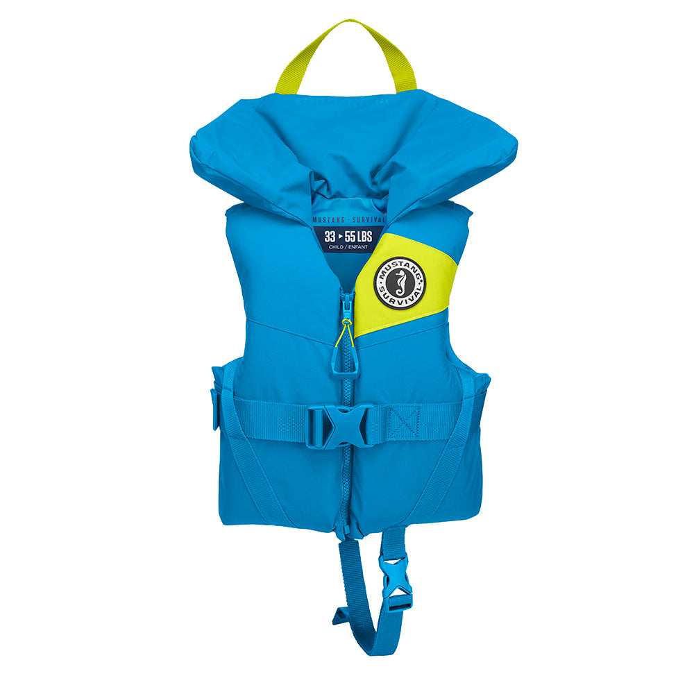 Mustang Lil Legends Child Foam Vest Azure Blue MV35552680216