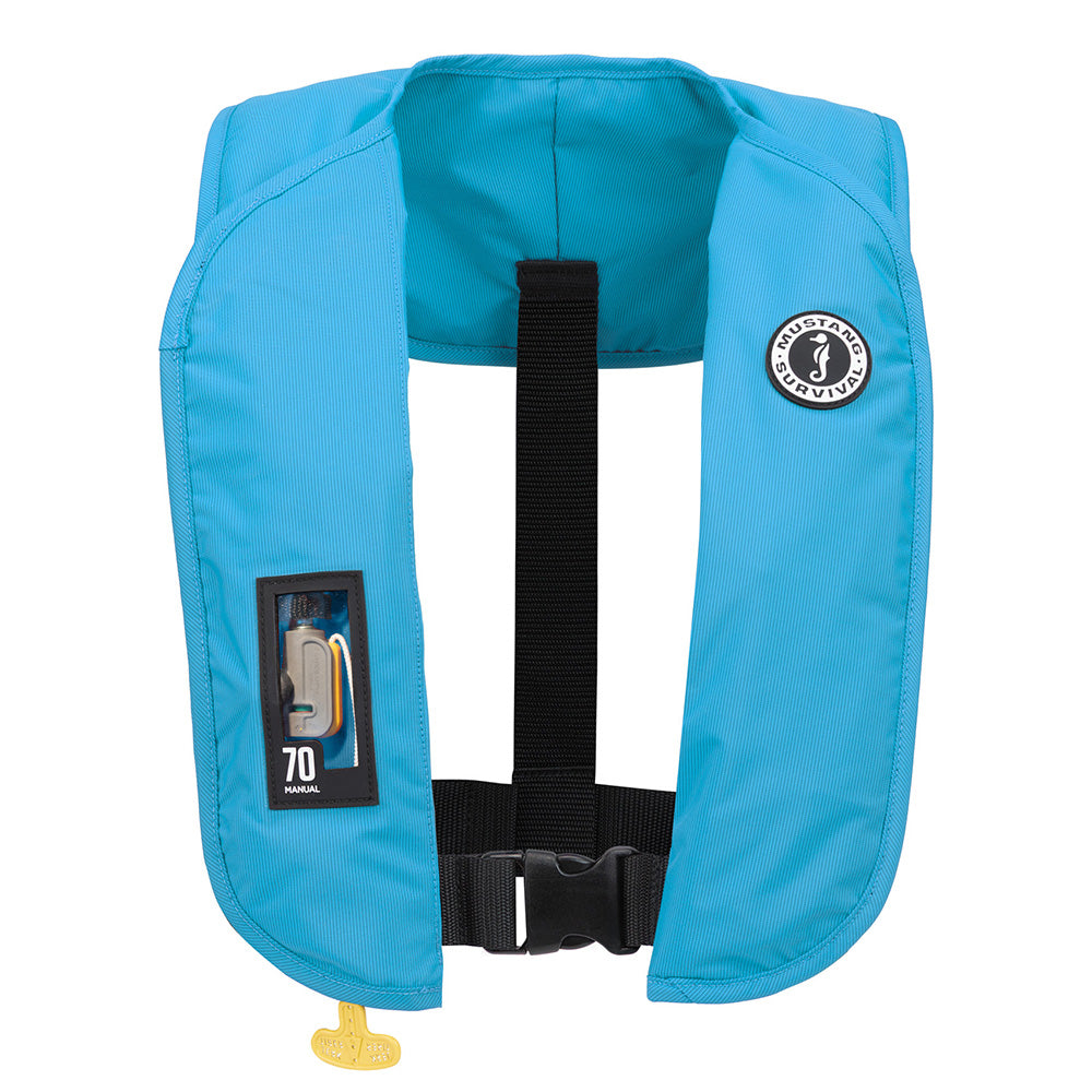 Mustang MIT 70 Manual Inflatable PFD  Azure Blue MD40412680202