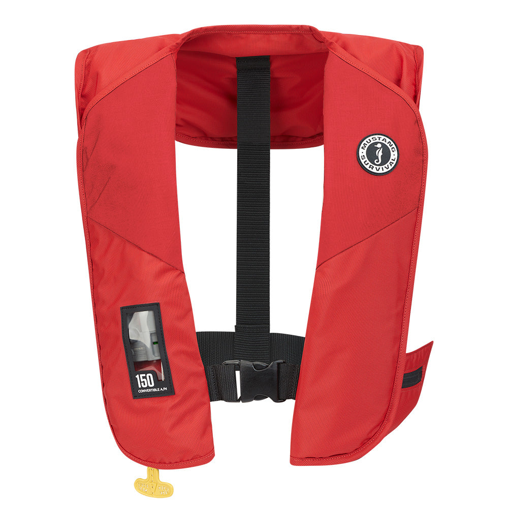 Mustang MIT 150 Convertible Inflatable PFD  Red MD202040202