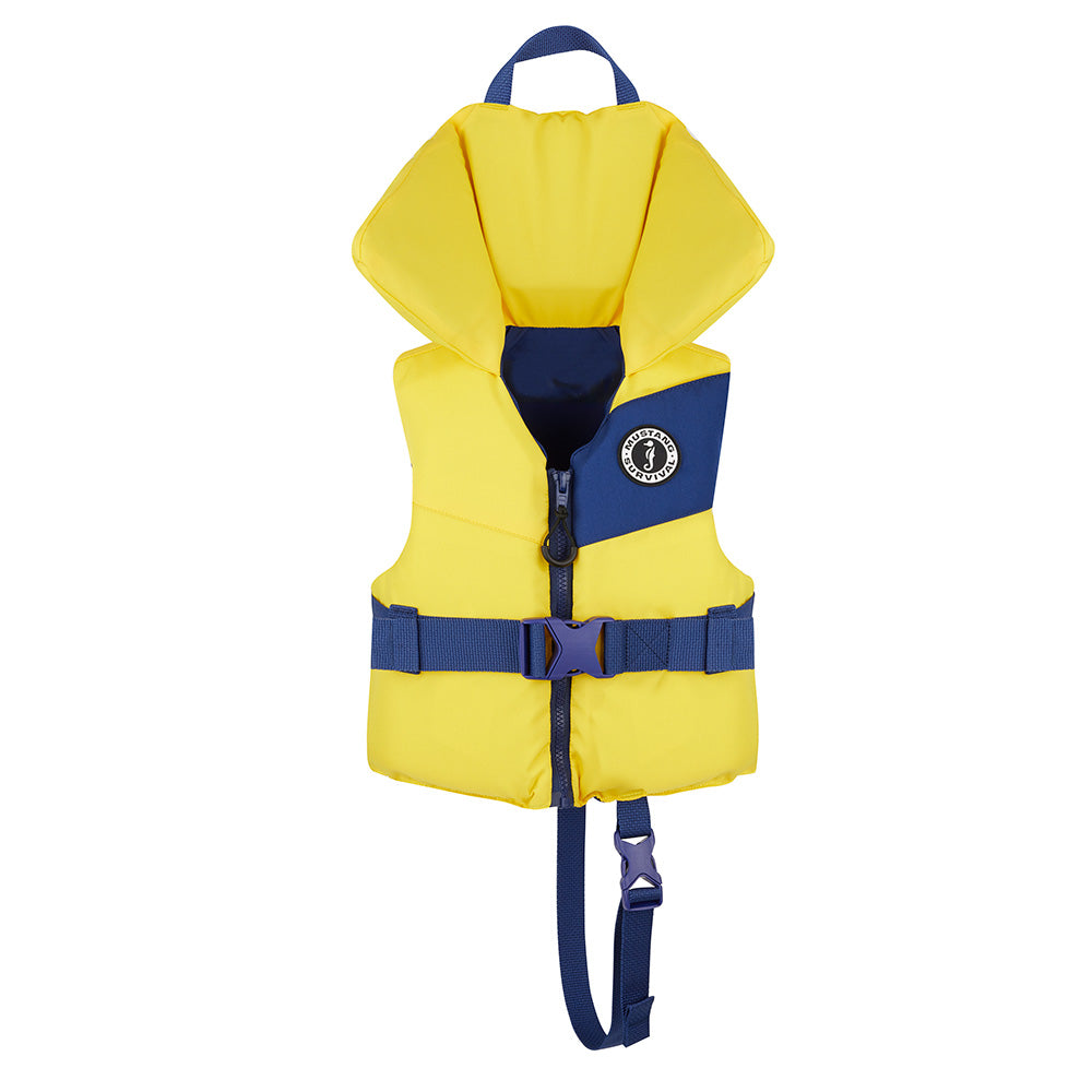 Mustang Lil Legends Child Foam Vest  YellowNavy MV35568440