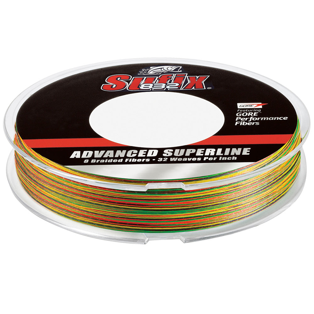 Sufix 832 Braid  8lb  Fire Tiger  300 yds 660108FT