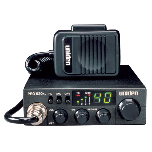 Uniden PRO520XL CB Radio w4W Audio Output PRO520XL