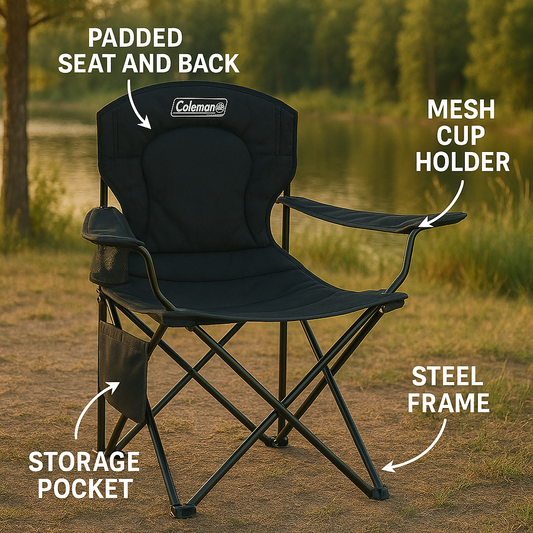 Coleman Cooler Quad Chair